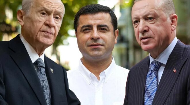 Bahçeli “Demirtaş evine dönmeli” çağrısı yapmıştı! Erdoğan’ın yardımcısından yanıt geldi