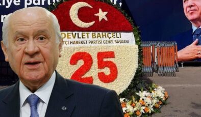 Bahçeli’den AK Parti’nin 25. yıl kutlamasına damga vuran hediye