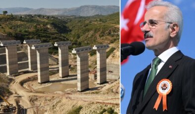 Bakan Uraloğlu müjdeyi verdi: 2,5 saatlik yol 36 dakikaya düşüyor