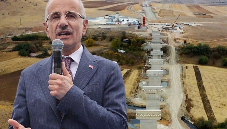 Bakan Uraloğlu müjdeyi verdi! 7 saatlik yol 1 saat 45 dakikaya düşüyor