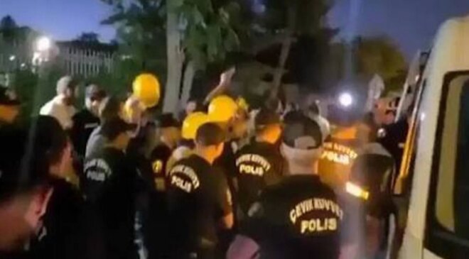 Enerji Bakanlığı önünde eylem yapan 100’den fazla madenci gözaltına alındı