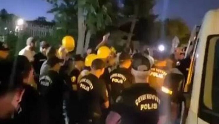 Enerji Bakanlığı önünde eylem yapan 100’den fazla madenci gözaltına alındı