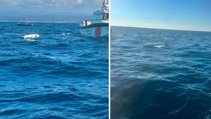Balık tutmak için açıldıkları denizde dron buldular