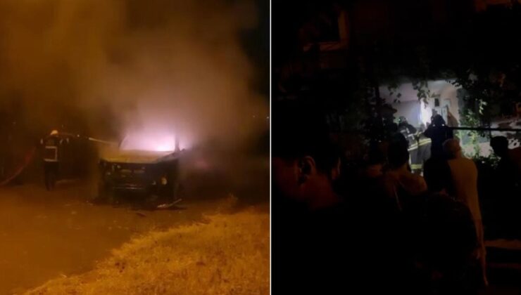 Barışma teklifi reddedilen mimar evi ve kamyoneti ateşe verdi