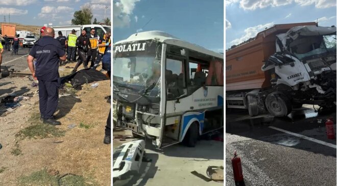 Ankara’da korkunç kaza: Ölü ve yaralılar var