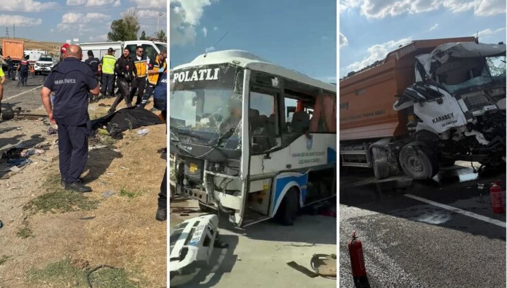 Ankara’da korkunç kaza: Ölü ve yaralılar var