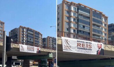 Batman’da Cumhurbaşkanı Erdoğan’a Kürtçe ve Türkçe teşekkür pankartları