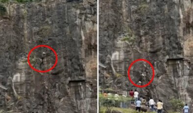Önce baba ile oğlu, ardından anne uçurumdan düşerek yaşamını yitirdi