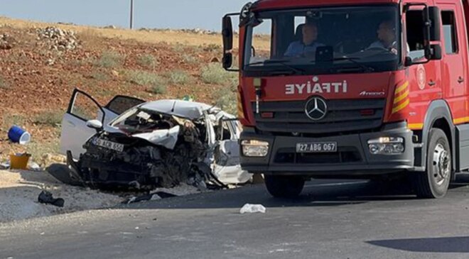 Gaziantep’te korkunç kaza: 2 ölü, 4 yaralı
