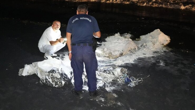 Samsun sahilinde şüpheli madde paniği: Ekipler alarma geçti