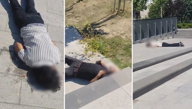Pes dedirten görüntü! Bir insan kendine bunu neden yapar?