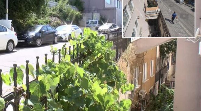 İstanbul’daki bu binayı gören bir daha bakıyor! Üzerinden araçlar geçiyor