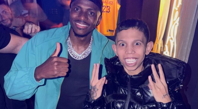 Altın Çocuk Ahmet Sinci, Victor Osimhen ile bir araya geldi