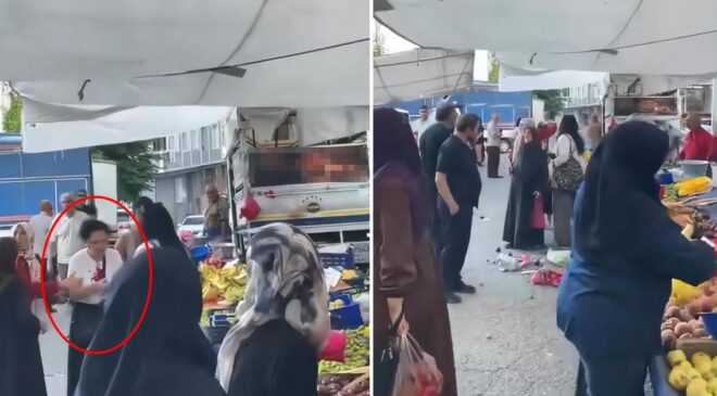Pazarda ‘seçmece’ tartışması kanlı bitti: Esnaf, kadının kafasını kırdı