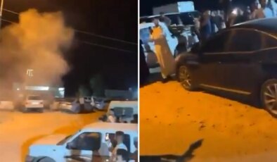 Bu nasıl eğlence! Düğündeki kutlama şekli ağızları açık bıraktı