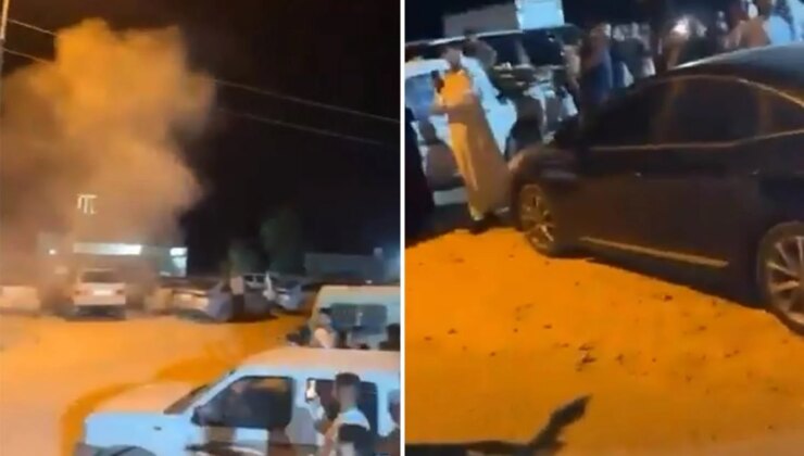 Bu nasıl eğlence! Düğündeki kutlama şekli ağızları açık bıraktı