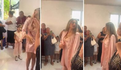 Bu nasıl gelenek? Düğün sonrası gelini gerdeğe hazırladılar
