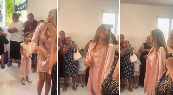 Bu nasıl gelenek? Düğün sonrası gelini gerdeğe hazırladılar