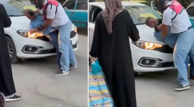 Antalya’da trafikte ortalık karıştı! Yol verme tartışmasında yumruklar konuştu