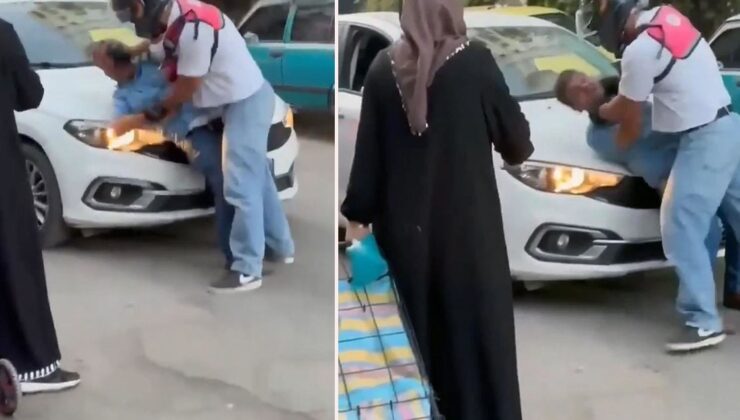 Antalya’da trafikte ortalık karıştı! Yol verme tartışmasında yumruklar konuştu