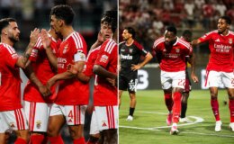 Süper Lig’in eski yıldızları şov yaptı! Benfica’dan tarihi fark