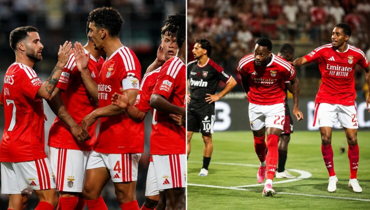Süper Lig’in eski yıldızları şov yaptı! Benfica’dan tarihi fark
