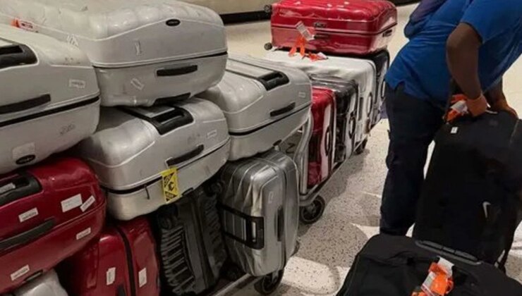 Milli yıldızmız ABD’ye 16 valizle döndü! Görenler şaşkınlığını gizleyemedi