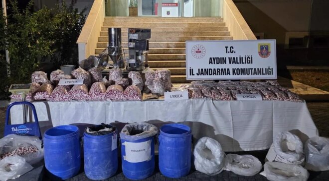 Didim’de sentetik hap imalathanesine baskın