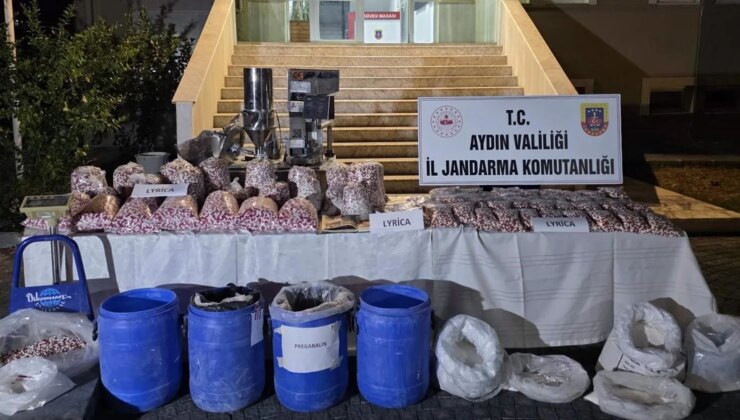 Didim’de sentetik hap imalathanesine baskın