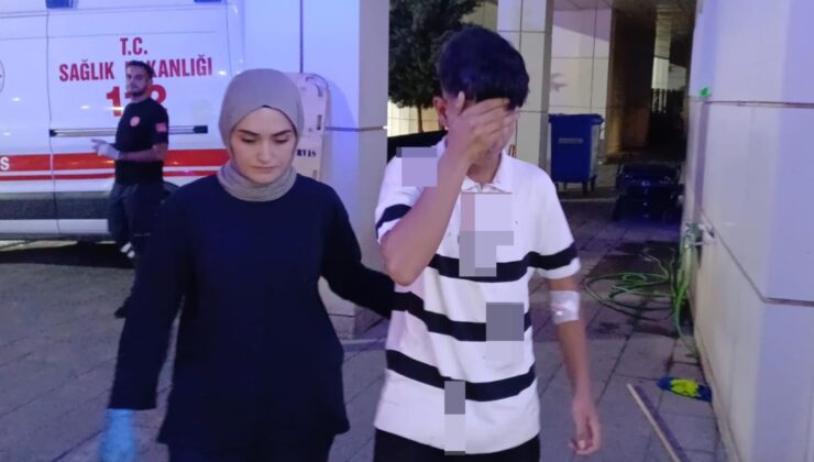 Çocukların tehlikeli şakalaşması kanlı bitti