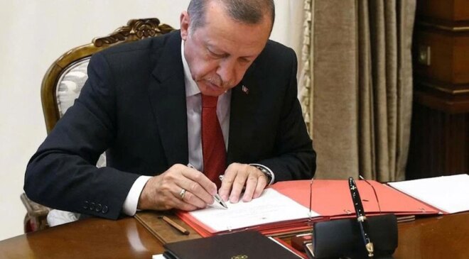Cumhurbaşkanı Erdoğan’dan çok sayıda atama ve görevden alma kararı