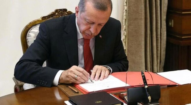 Cumhurbaşkanı Erdoğan tarafından yapılan atamalar Resmi Gazete’de