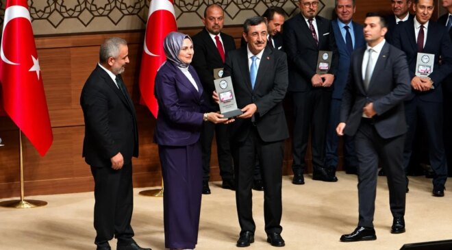 Cumhurbaşkanlığı Külliyesi’nde Haberler.com’a büyük ödül