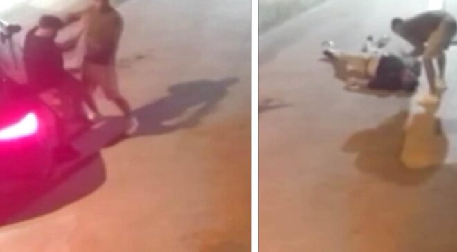 Dakikalarca süren boğuşma cinayetle bitti! Olaydan sonra yaptıkları kameralara yansıdı
