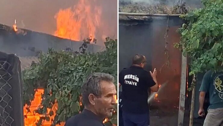 Ailesiyle tartıştı, evi yakıp kaçtı