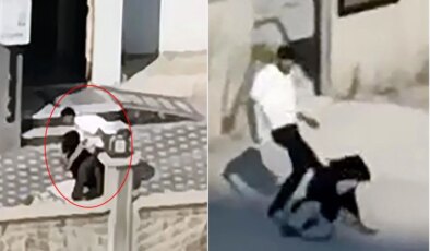 Tartıştığı kadına dakikalarca kabusu yaşatan saldırgan gözaltına alındı