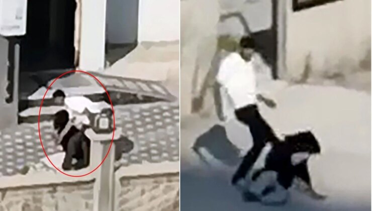 Tartıştığı kadına dakikalarca kabusu yaşatan saldırgan gözaltına alındı