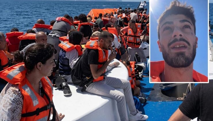 Denizin ortasında son mesajını kaydetti: Kaptan inadına hızlı hızlı sürdü