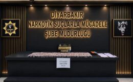 Diyarbakır’da büyük uyuşturucu operasyonu: 2 bin 776 sentetik ecza maddesi ele geçirildi