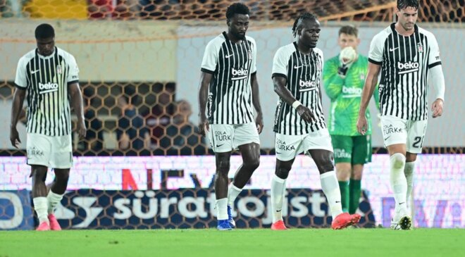 Beşiktaş’ta sadece maç kaybedilmedi, 613 dakikalık seri de bitti