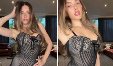 Dünyaca ünlü şarkıcı Madison Beer kameranın karşısına geçti! O hareketi olay oldu
