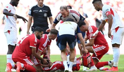 Bayern Münih-Leipzig maçında korkutan anlar! Yıldız futbolcu bayıldı