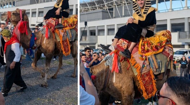 Dünyanın konuştuğu Trabzonlu adam, yine yaptı şovunu