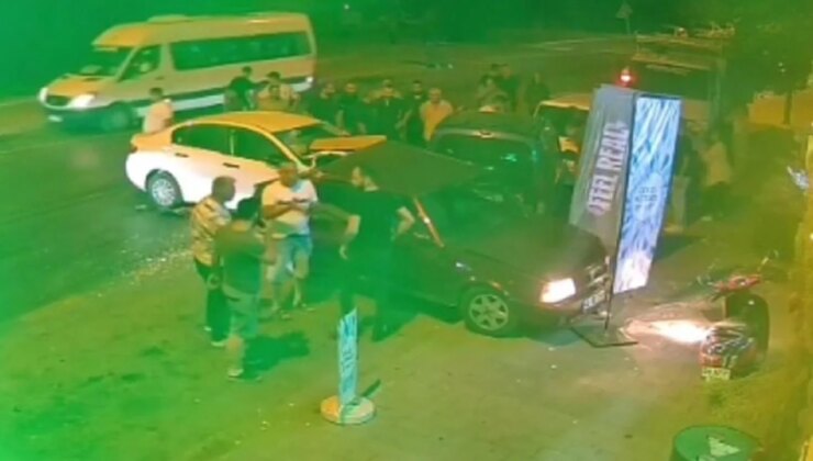‘Dur’ ihtarına uymadı, ortalığı savaş alanına çevirdi: Alkollü sürücü 4 aracı biçti