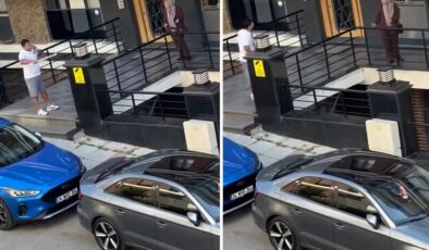 Suçüstü yakaladığı kadının kaçmasına izin vermedi