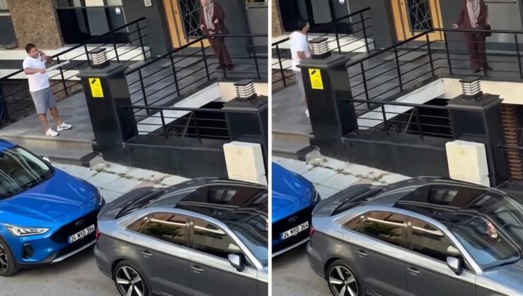 Suçüstü yakaladığı kadının kaçmasına izin vermedi