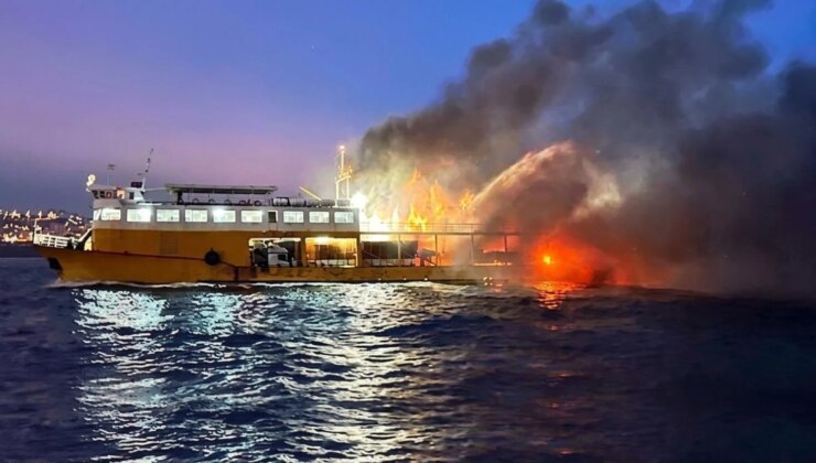 Endonezya’da feribot yangını: 5 ölü, 41 kayıp