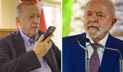 Cumhurbaşkanı Erdoğan ve Lula telefonda görüştü: İkili ilişkiler ve bölgesel gelişmeler ele alındı