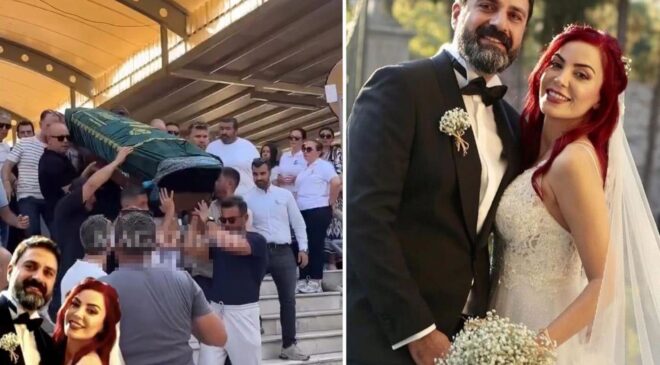 Erhan Çelik’in doktor eşi Özlem Gültekin son yolculuğuna uğurlandı