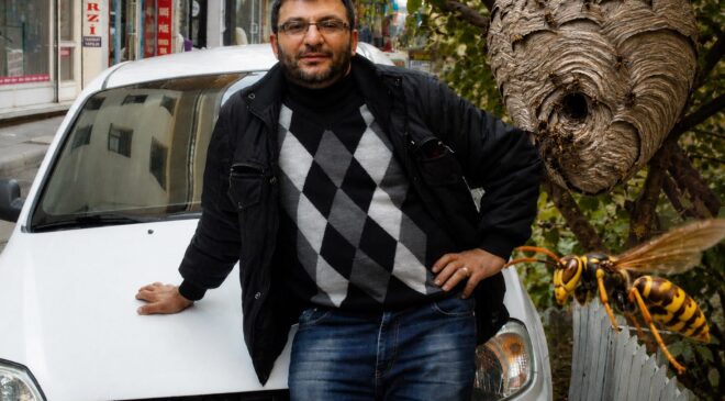 Eşek arıları mobilya ustasının sonu oldu: Yuvalarına sıcak su dökünce…